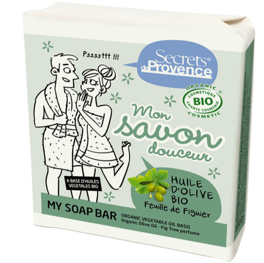 Mon Savon douceur certifié Bio Huile d’Olive & Figuier 100g