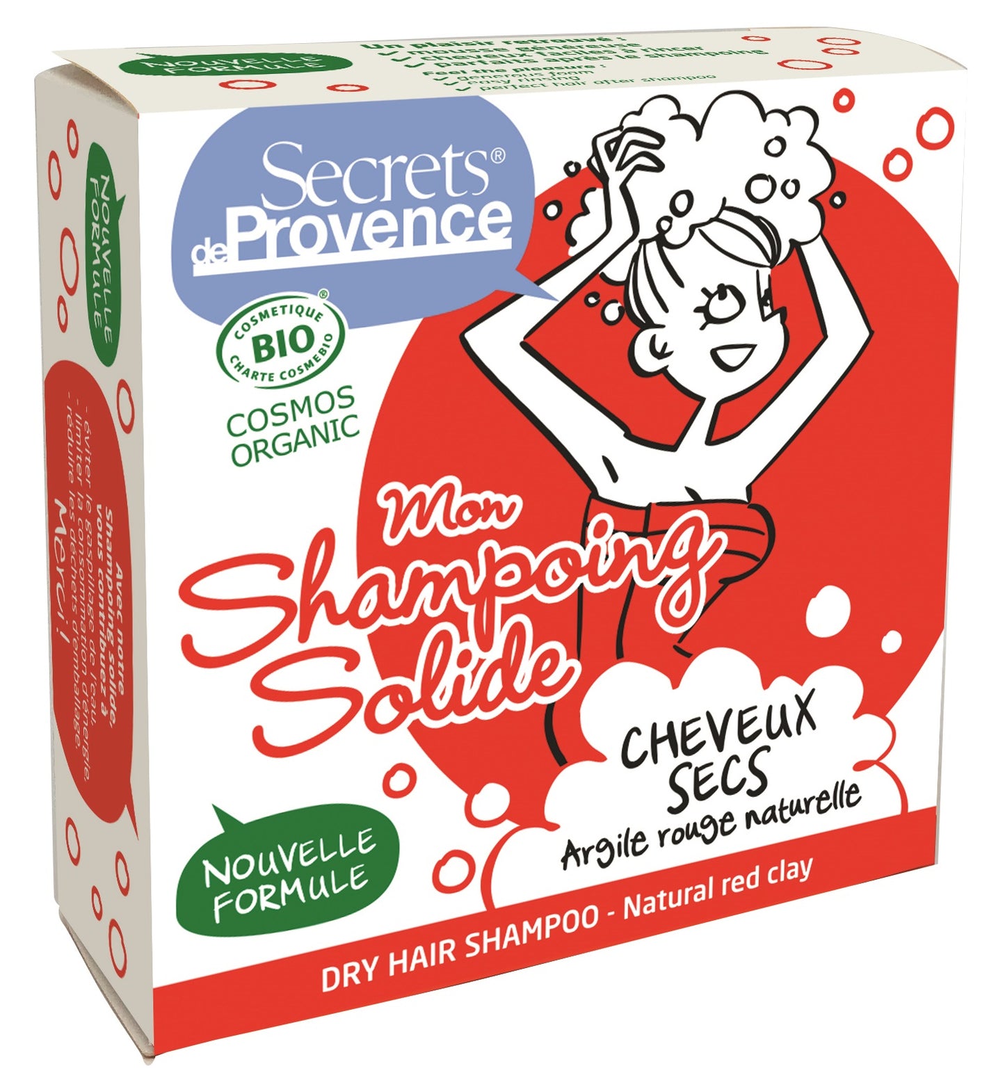 Secrets de Provence Solid shampoo for dry hair 85g